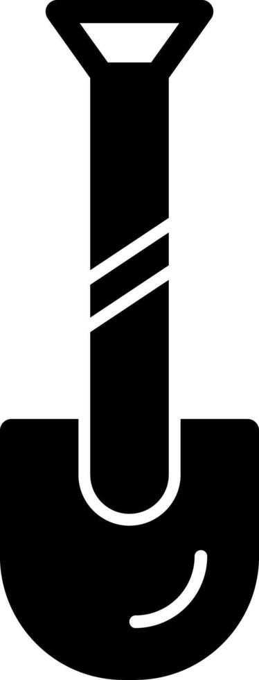 Shovel Glyph Icon vector