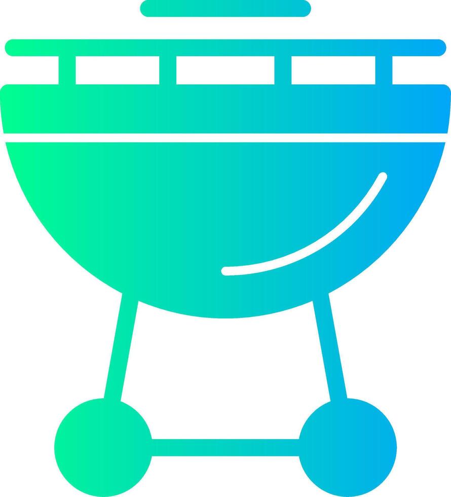 Outdoor Grill Solid Multi Gradient Icon 39511326 Vector Art at Vecteezy
