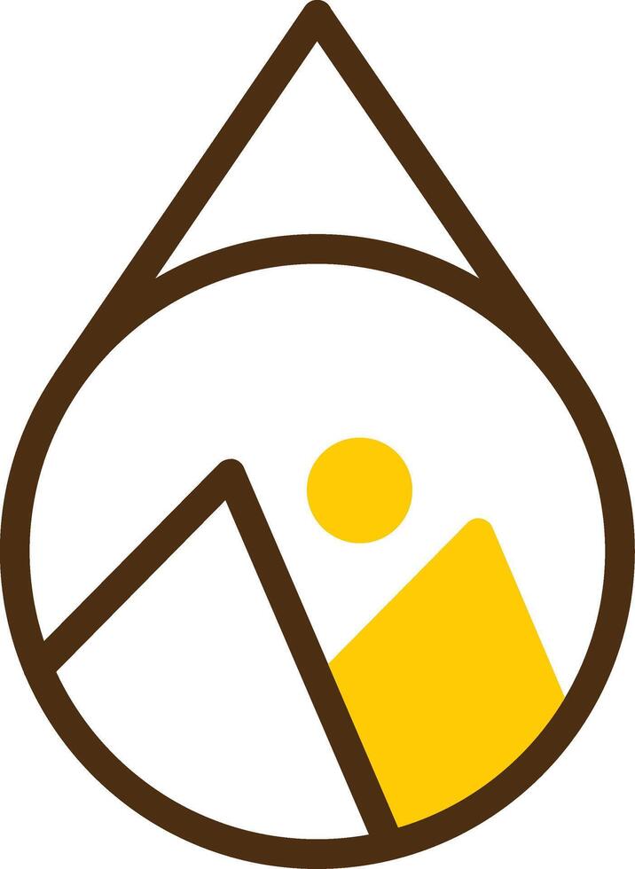 imagen marco amarillo mentir circulo icono vector