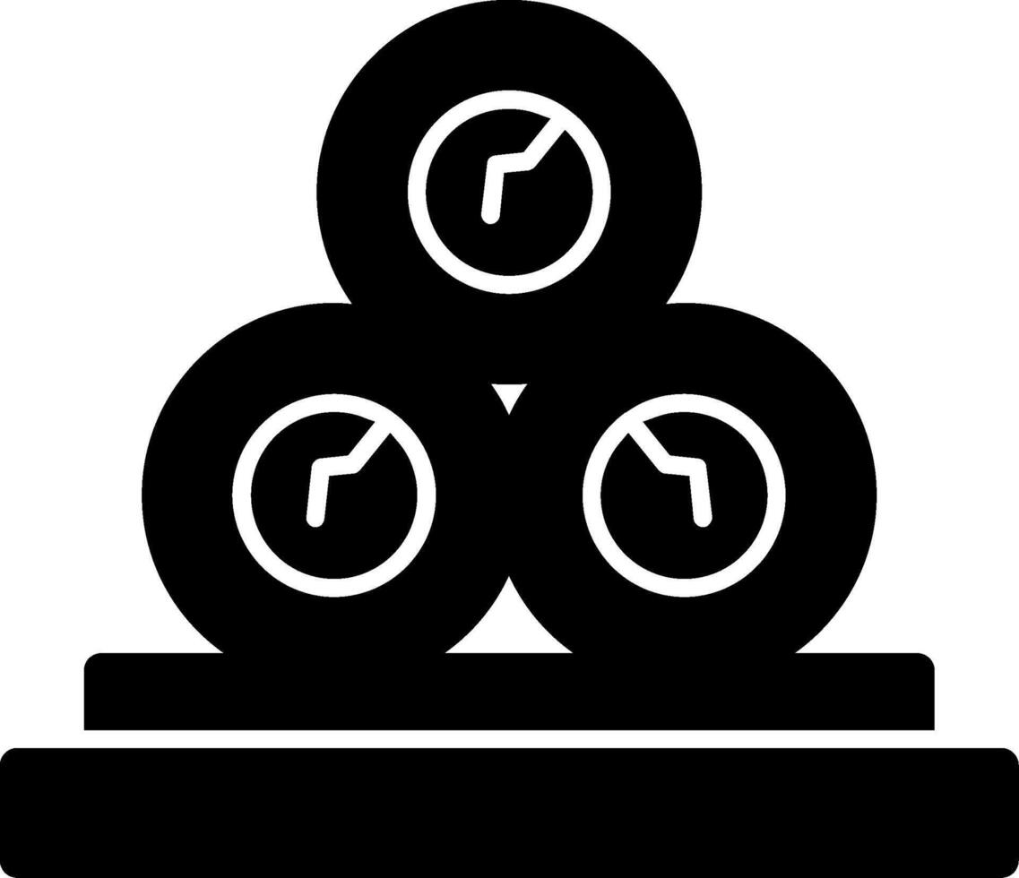 Firewood Glyph Icon vector