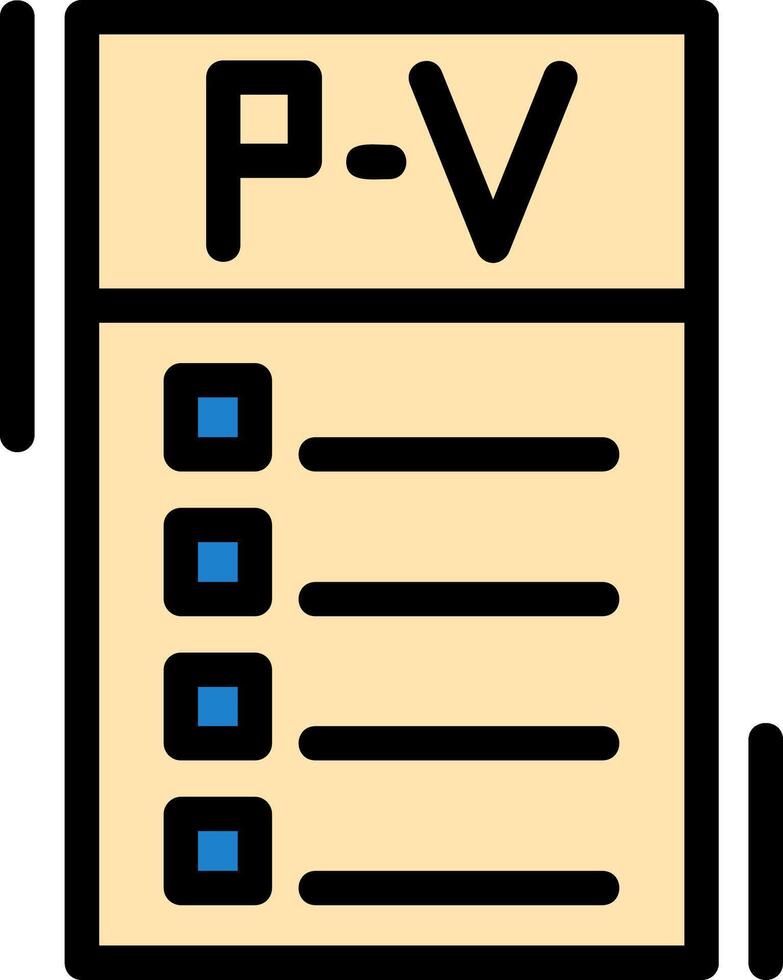 Parking violation Line Filled Icon vector