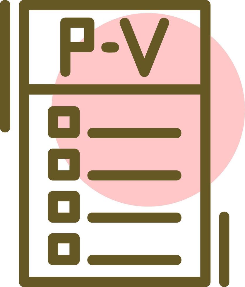 Parking violation Linear Circle Icon vector