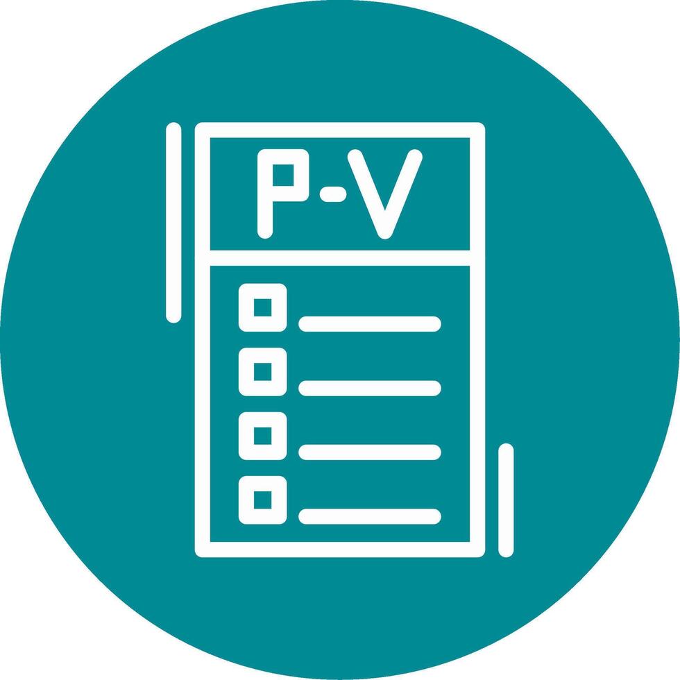 Parking violation Outline Circle Icon vector