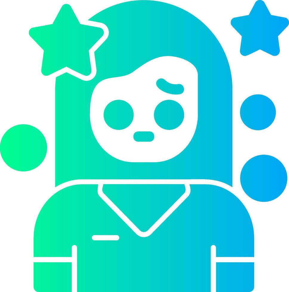 Hope Solid Multi Gradient Icon vector