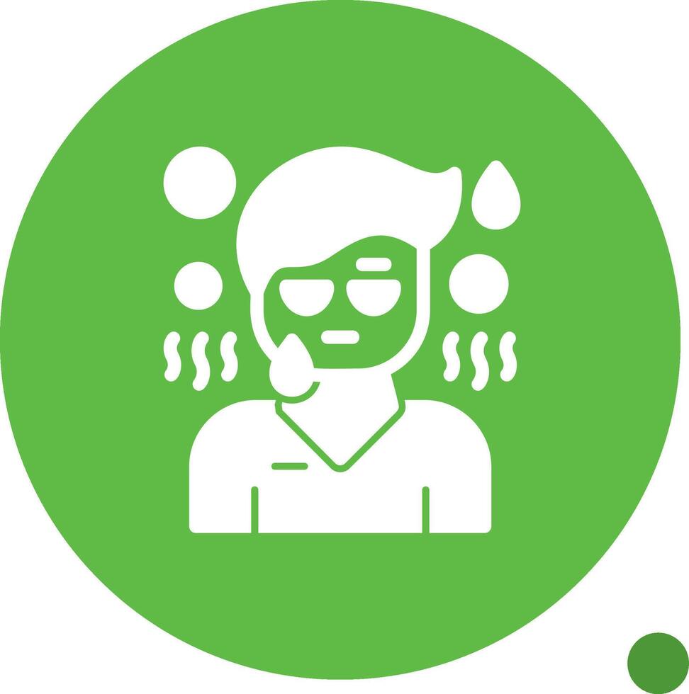 Guilt Glyph Shadow Icon vector