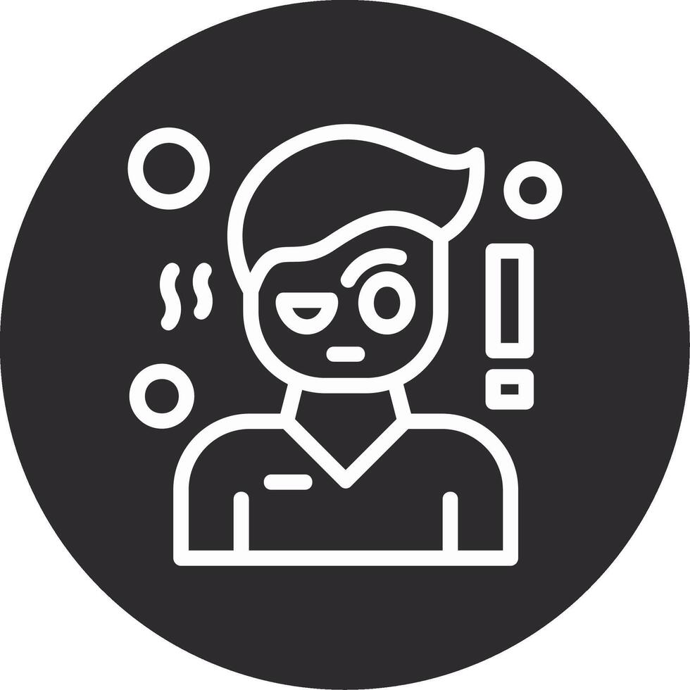 Curiosity Inverted Icon vector