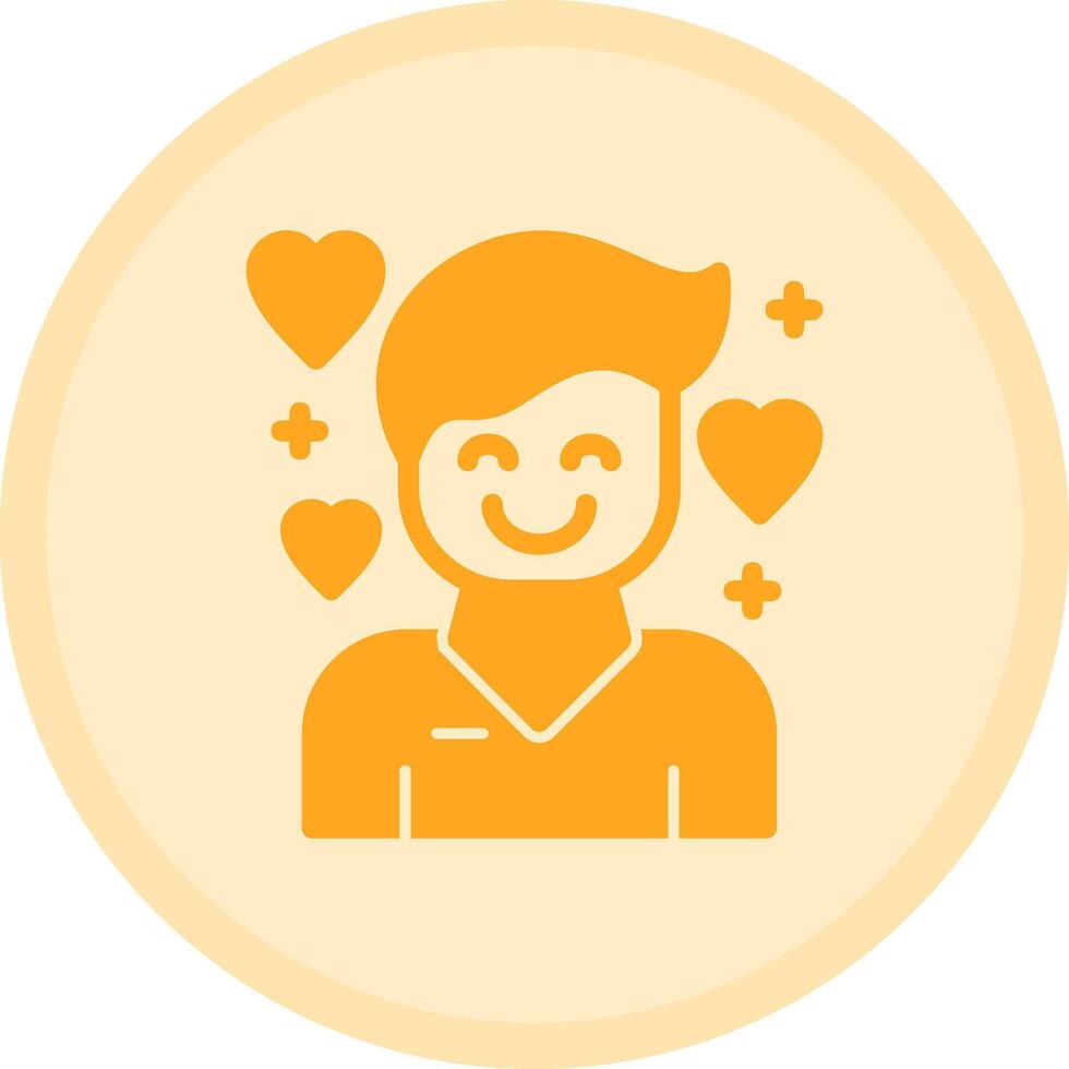 Affection Multicolor Circle Icon vector