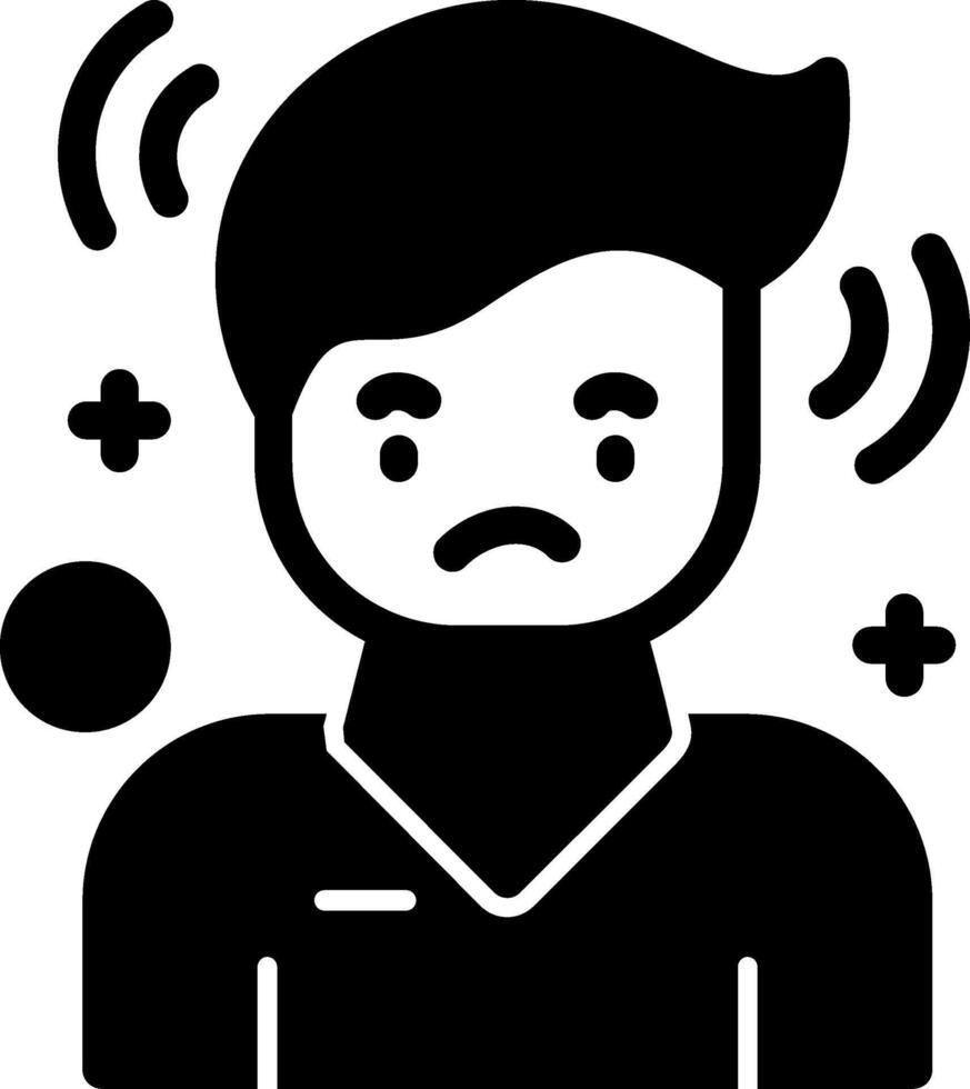 Contempt Glyph Icon vector