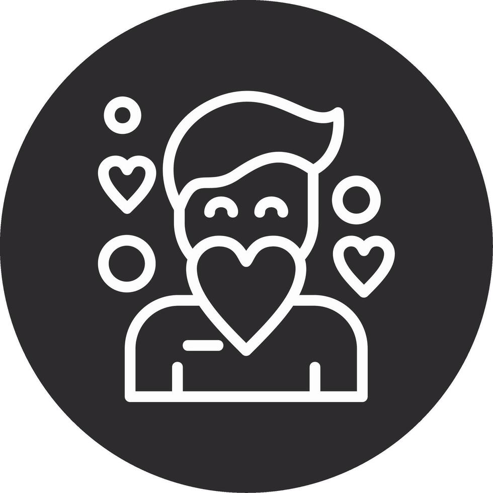 Compassion Inverted Icon vector