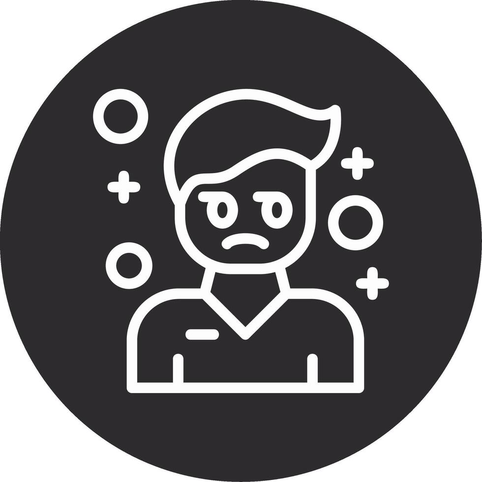 Cynicism Inverted Icon vector