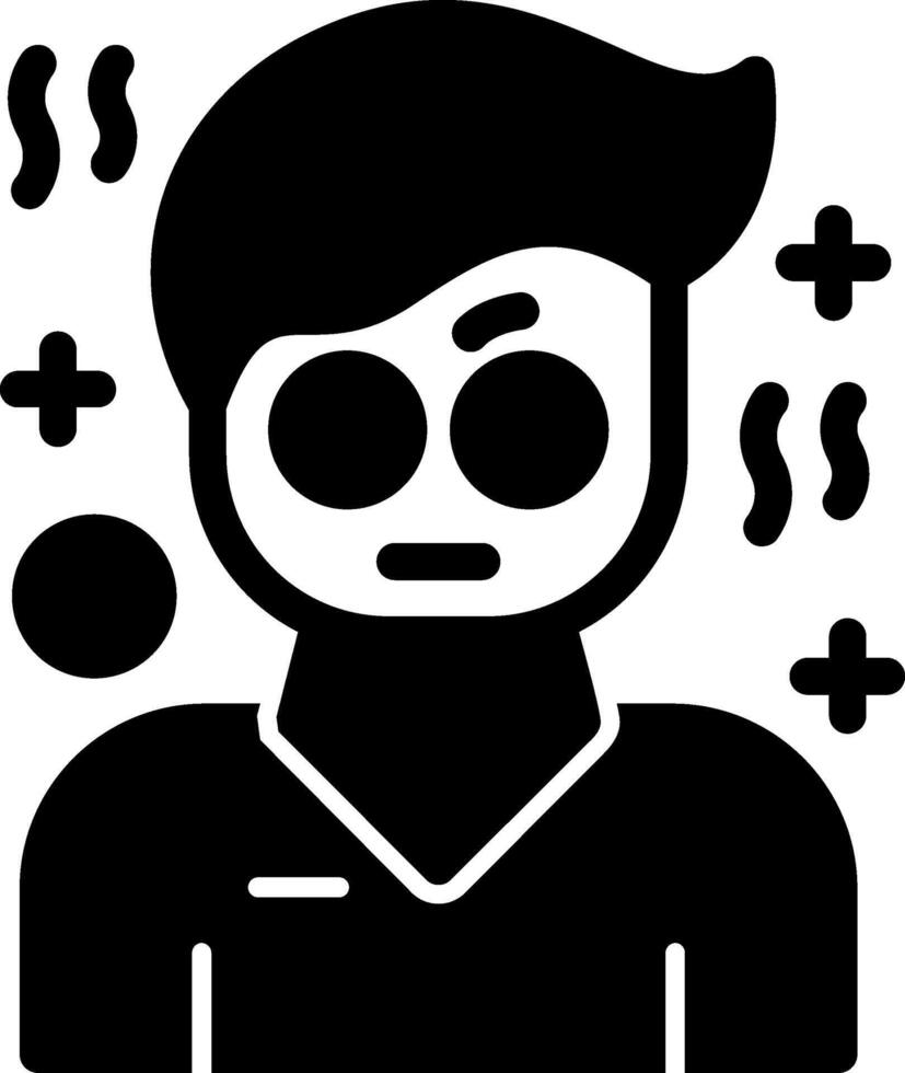 Amazement Glyph Icon vector