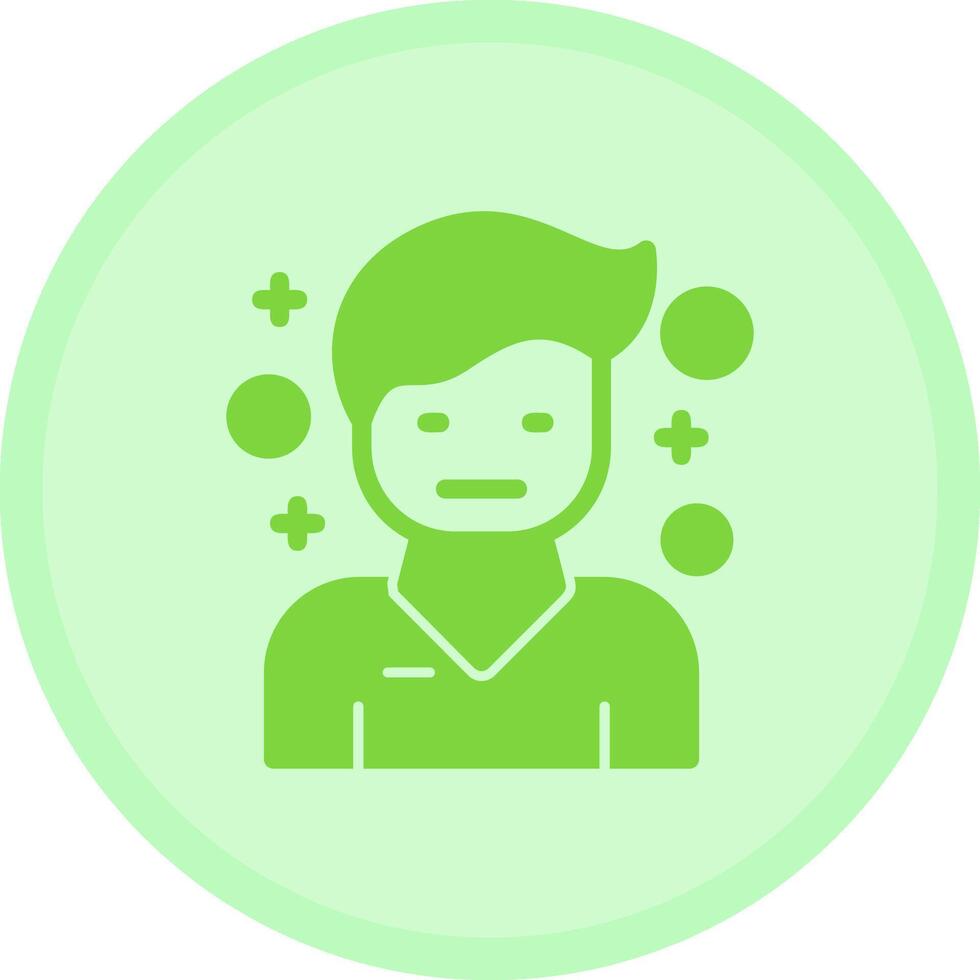 Pessimism Multicolor Circle Icon vector