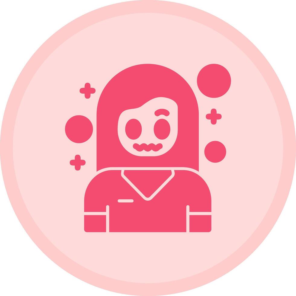 Puzzlement Multicolor Circle Icon vector