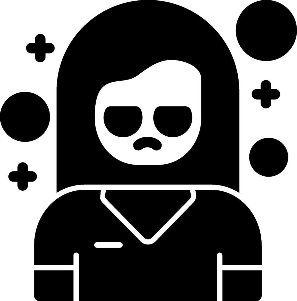 Gloom Glyph Icon vector