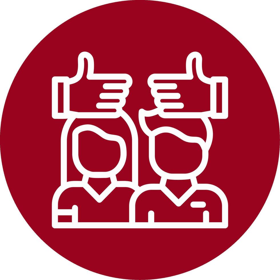 Tolerance Outline Circle Icon vector