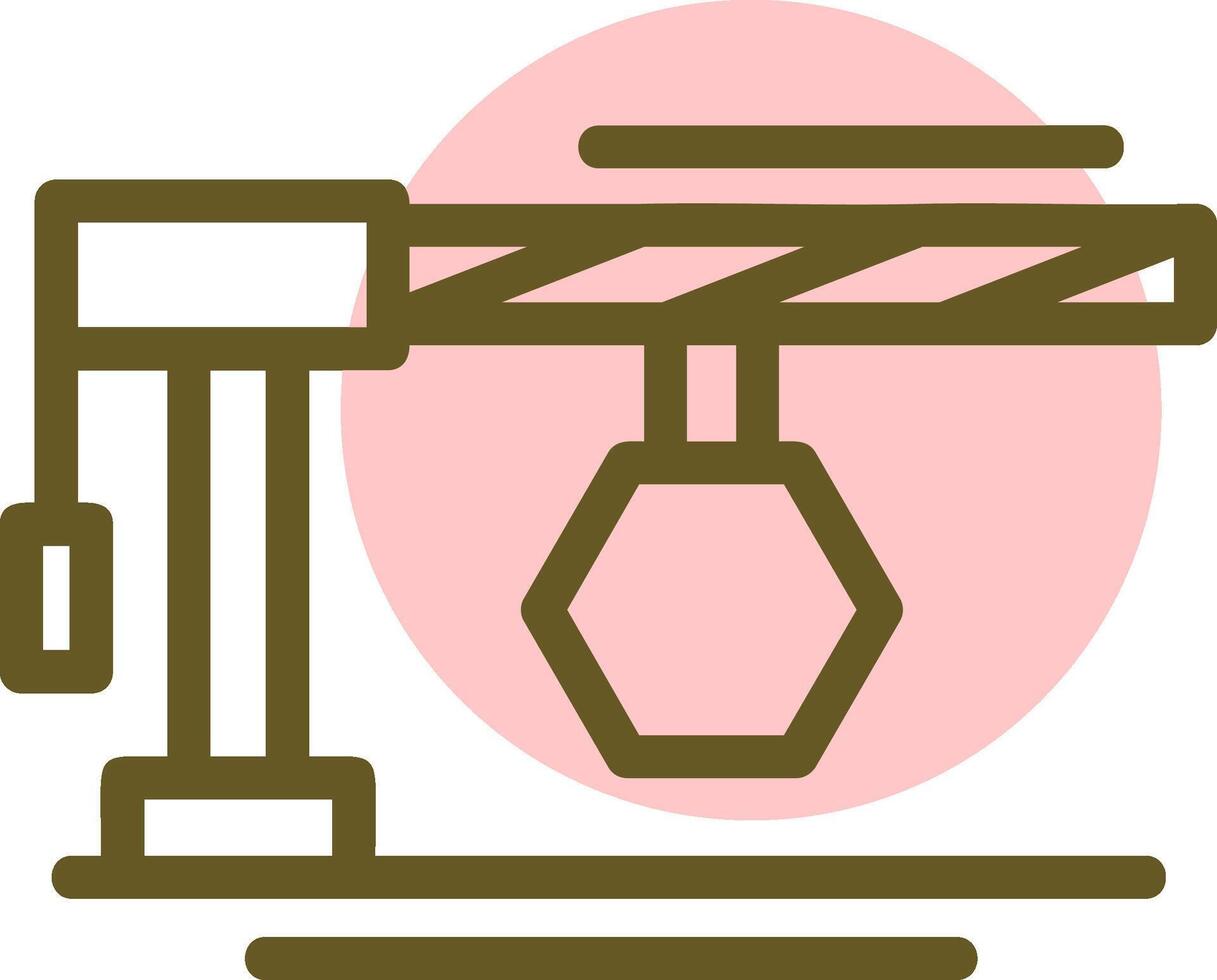 Barrier arm Linear Circle Icon vector