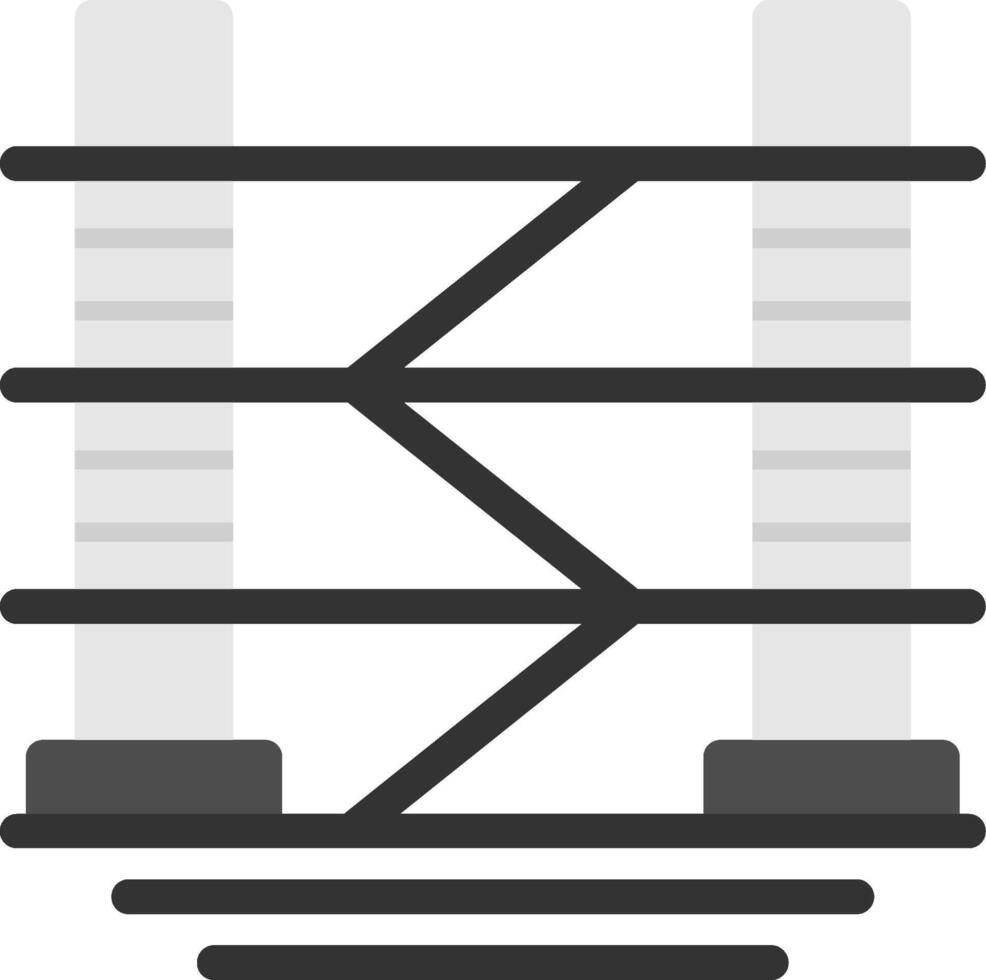 Scaffold Flat Icon vector