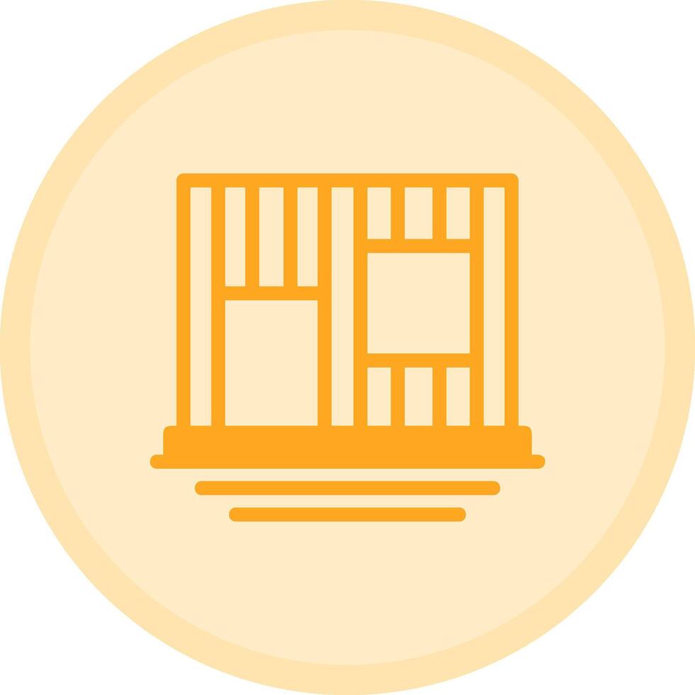 Framing Multicolor Circle Icon vector