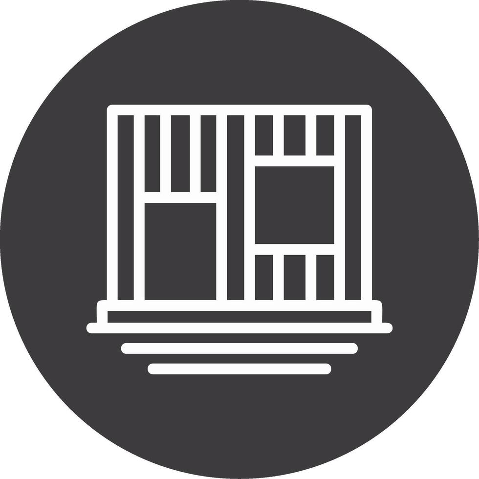 Framing Outline Circle Icon vector