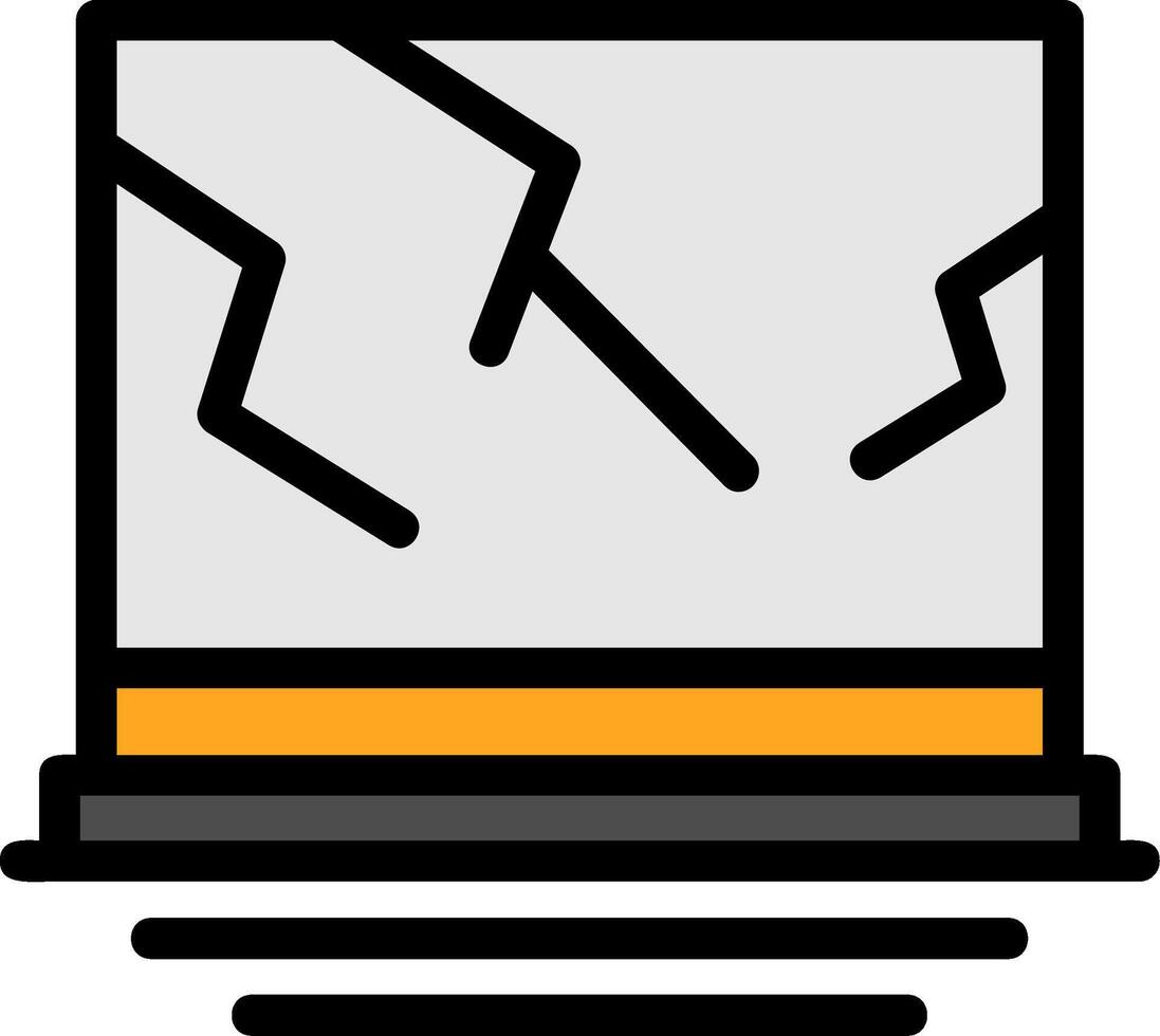 Drywall Line Filled Icon vector