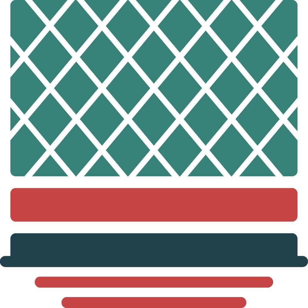 Flooring Glyph Two Color Icon vector