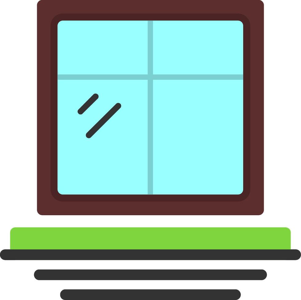 Windows Flat Icon vector