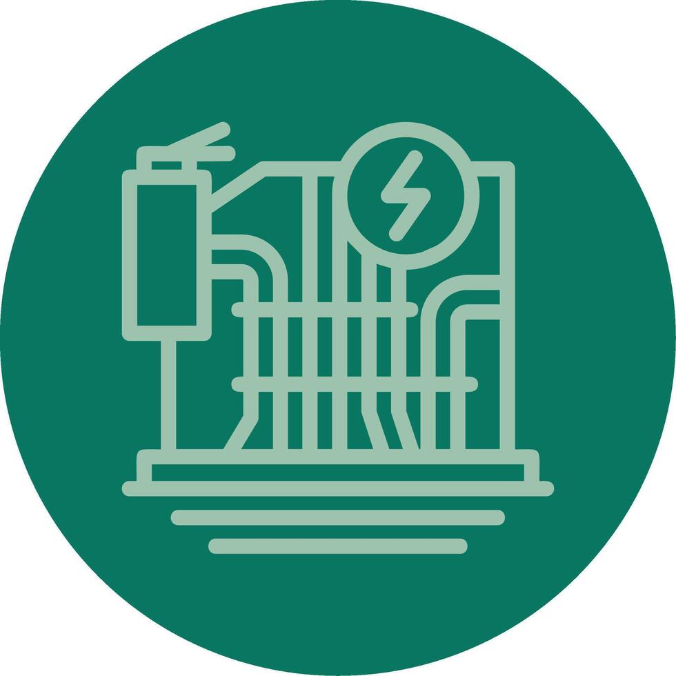 Fire Safety Line Multi color Icon vector