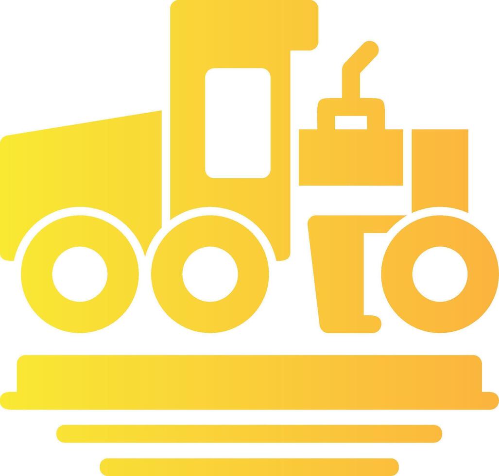 Grading Solid Multi Gradient Icon vector