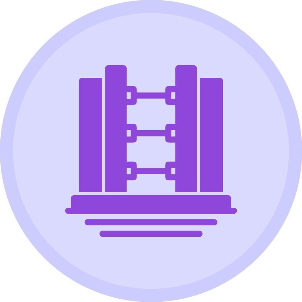 Shoring Multicolor Circle Icon vector