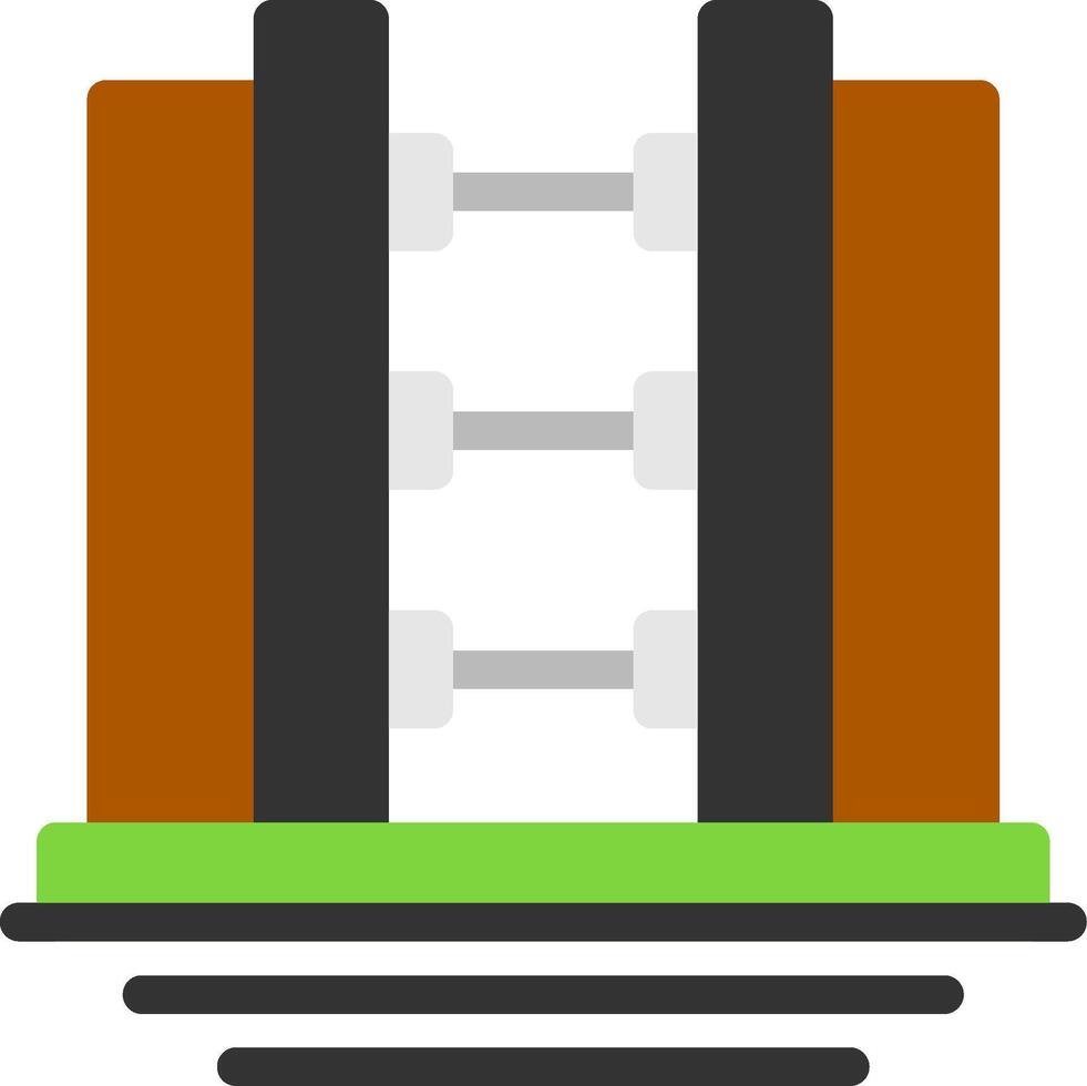 Shoring Flat Icon vector
