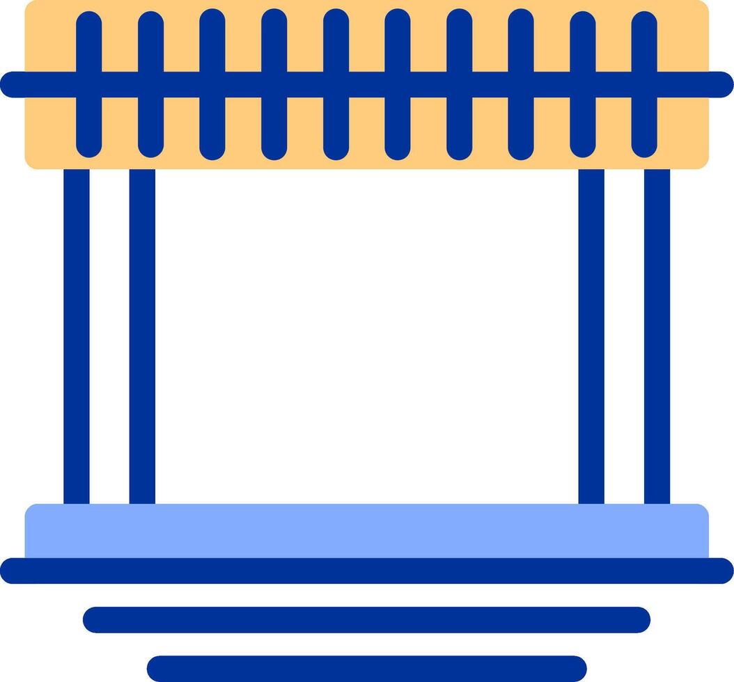 Formwork Color Filled Icon vector