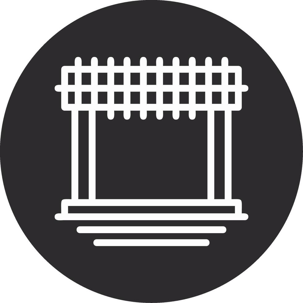 Formwork Inverted Icon vector