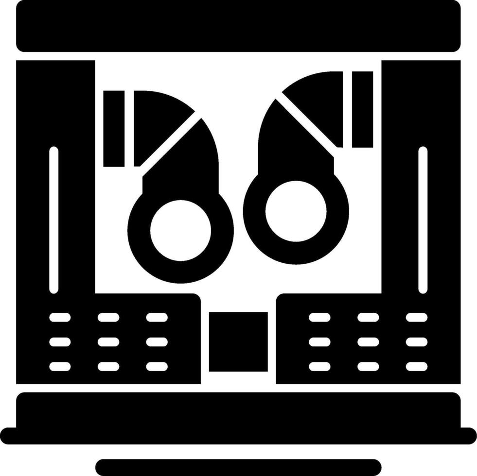 Piping Glyph Icon vector