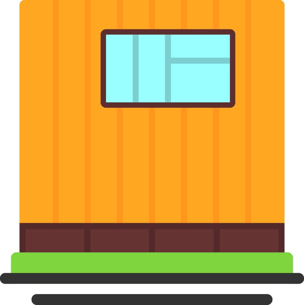 Finish Work Flat Icon vector