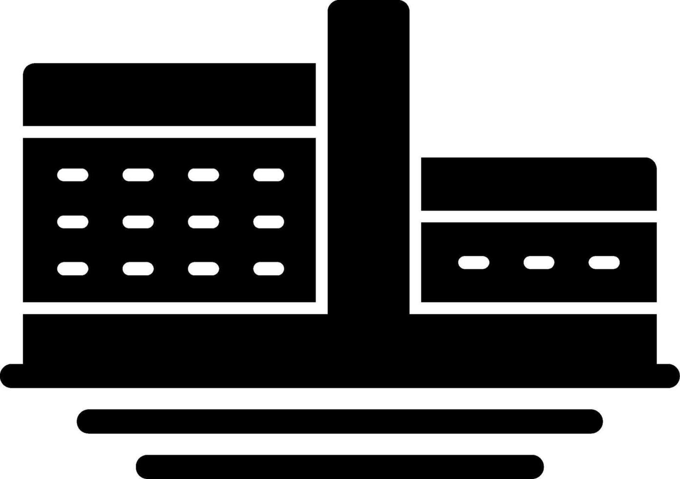 Retaining Wall Glyph Icon vector