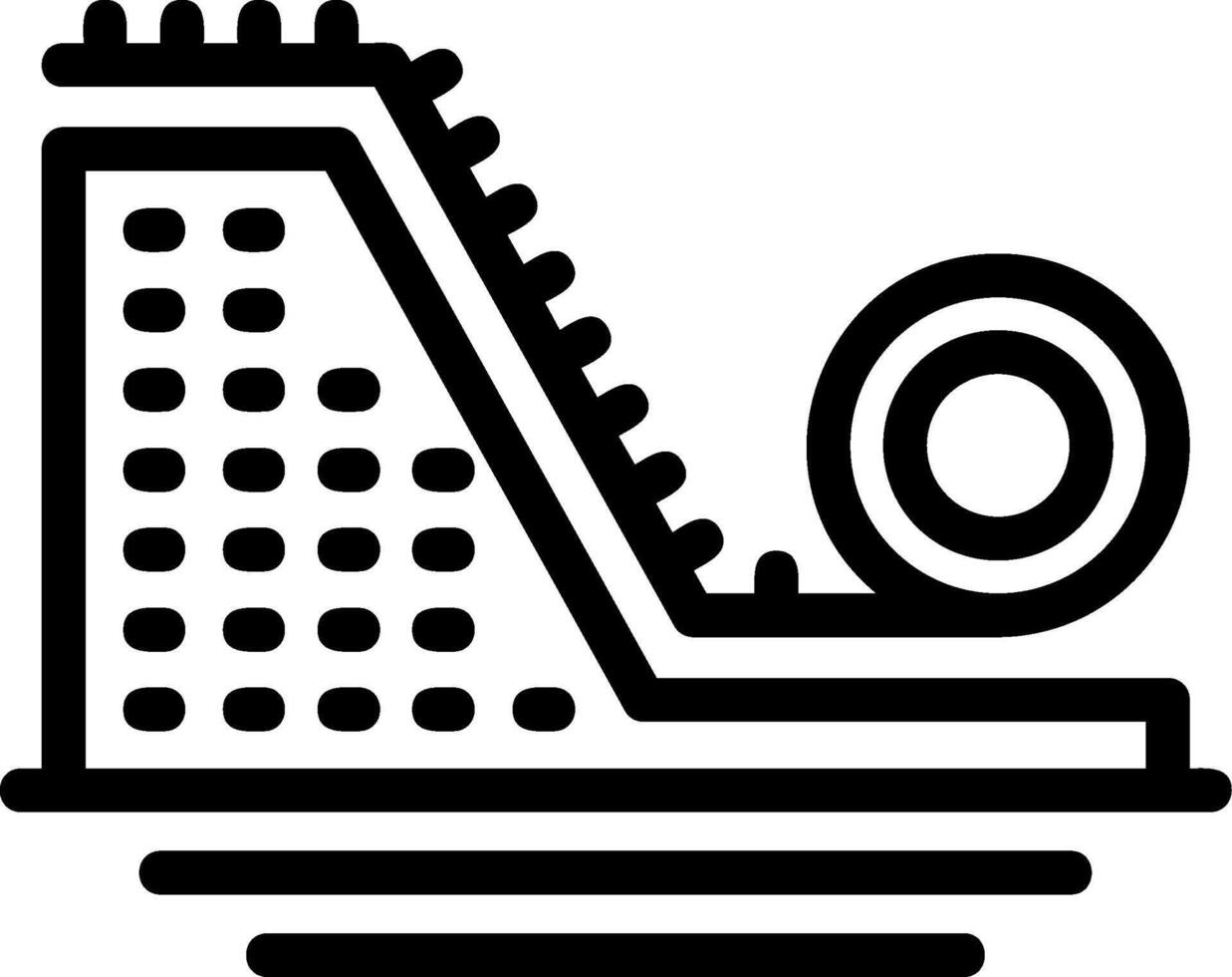 Erosion Control Line Icon vector