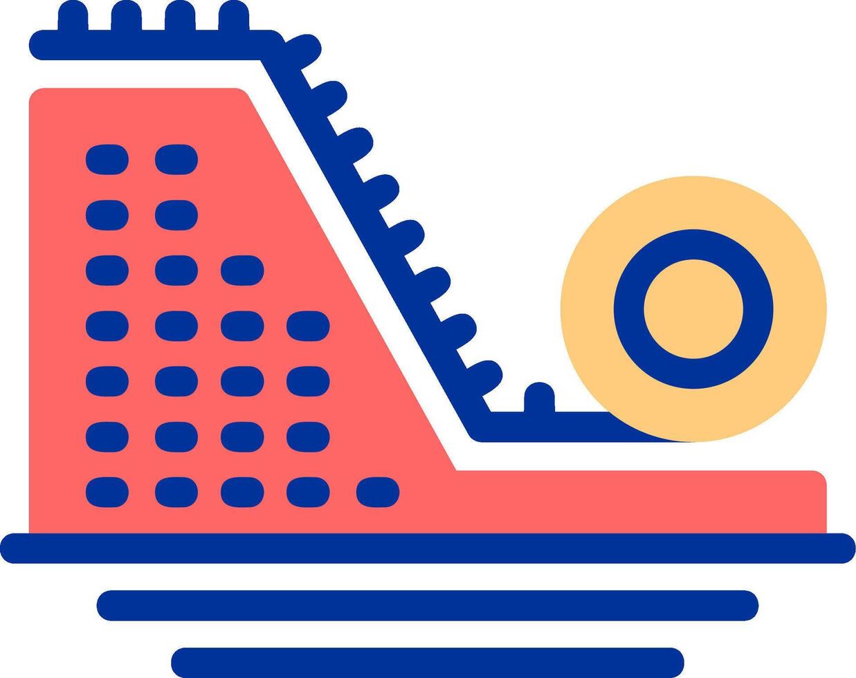 Erosion Control Color Filled Icon vector