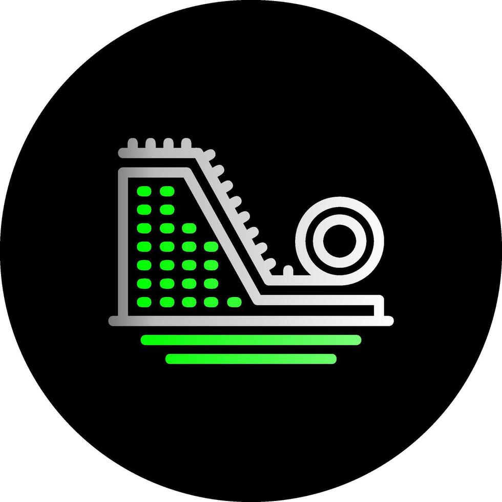 Erosion Control Dual Gradient Circle Icon vector