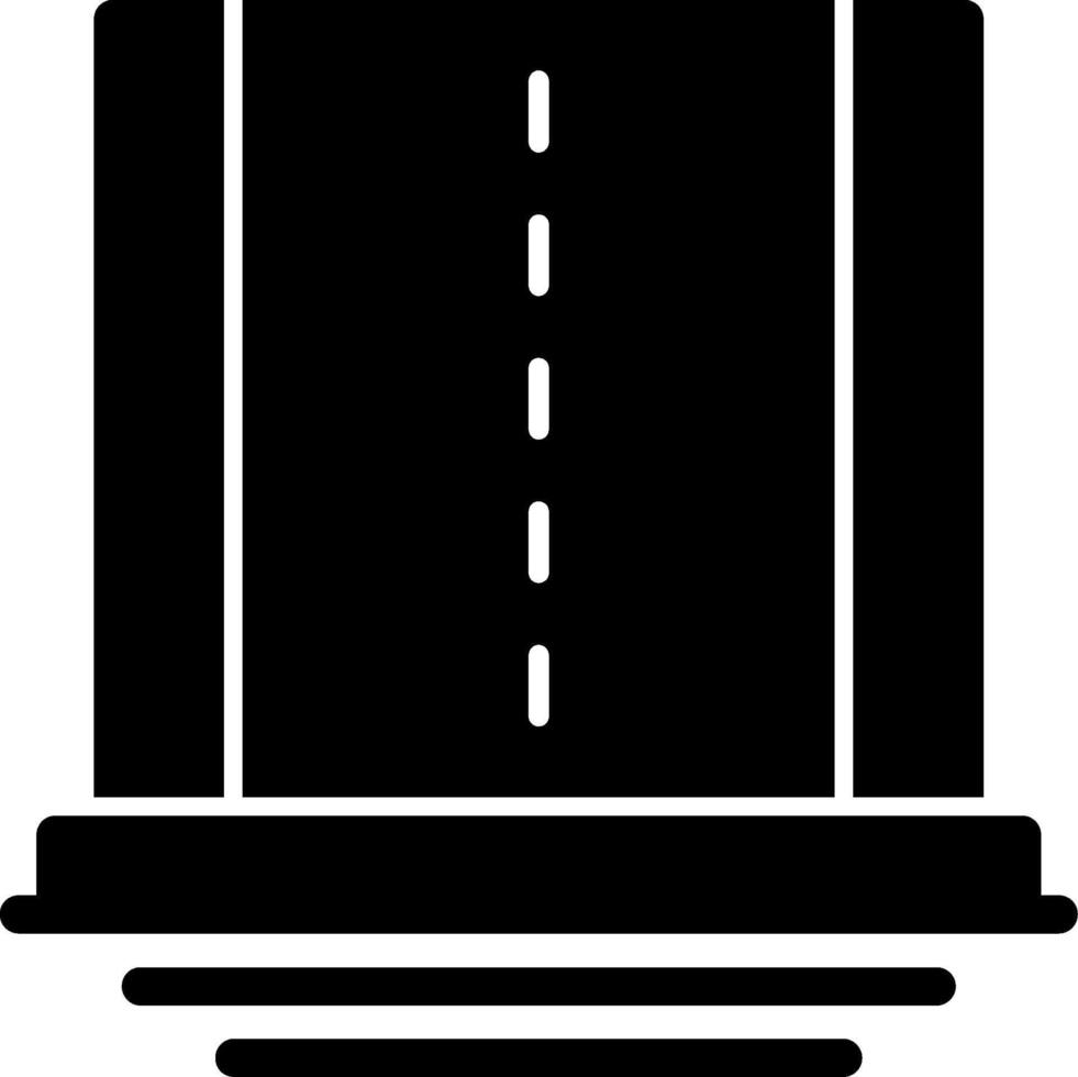 Asphalt Glyph Icon vector