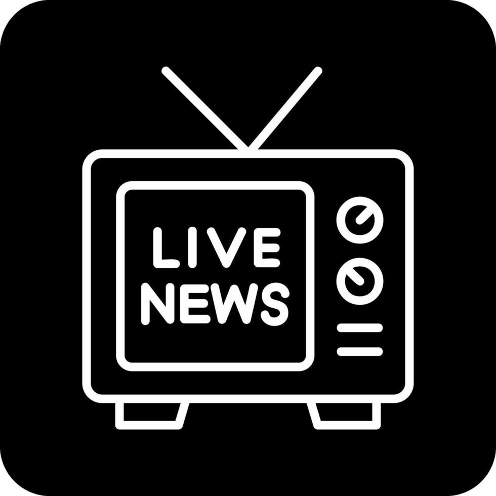 Live News Vector Icon