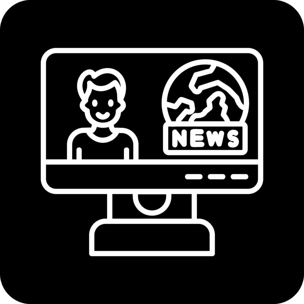 mundo Noticias vector icono