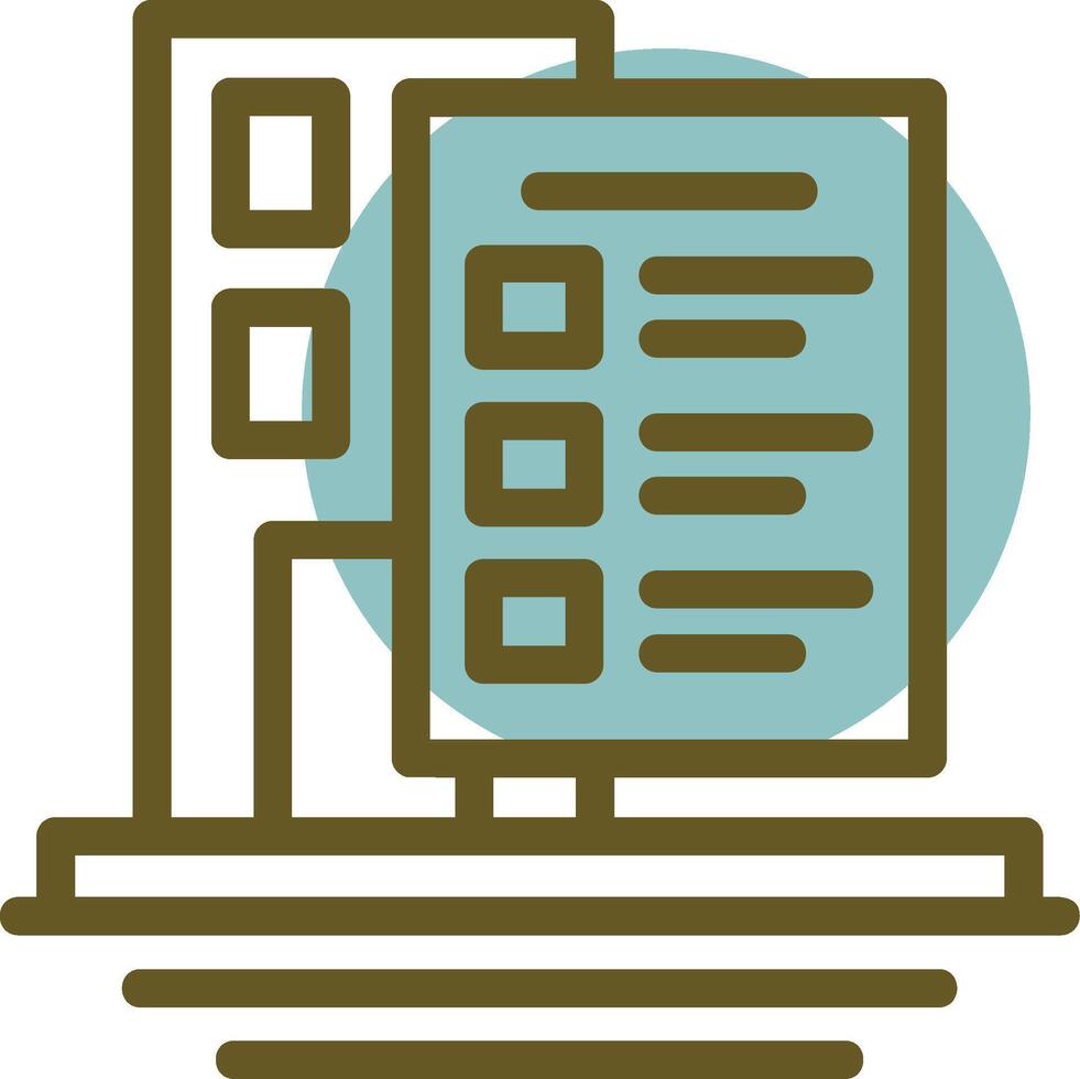 Building Codes Linear Circle Icon vector