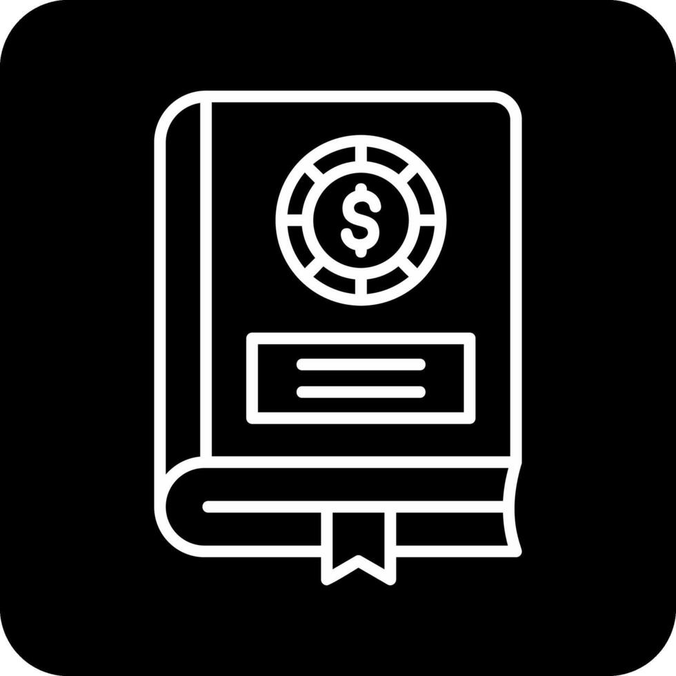 financiero libro vector icono