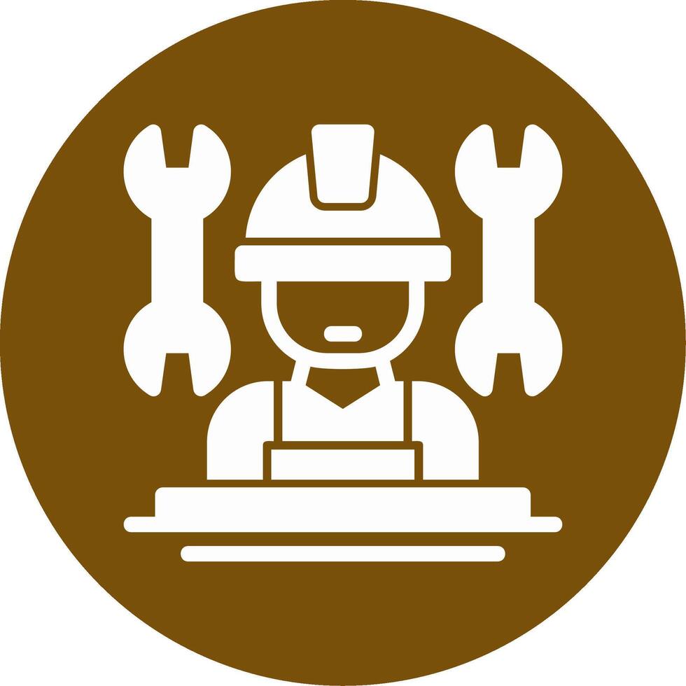 Subcontractor Line Two Color Icon vector