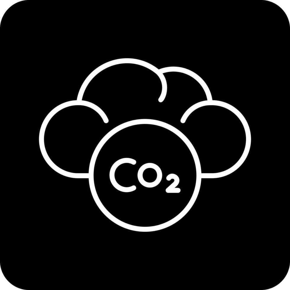 icono de vector de co2