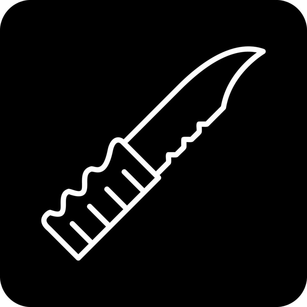 icono de vector de cuchillo