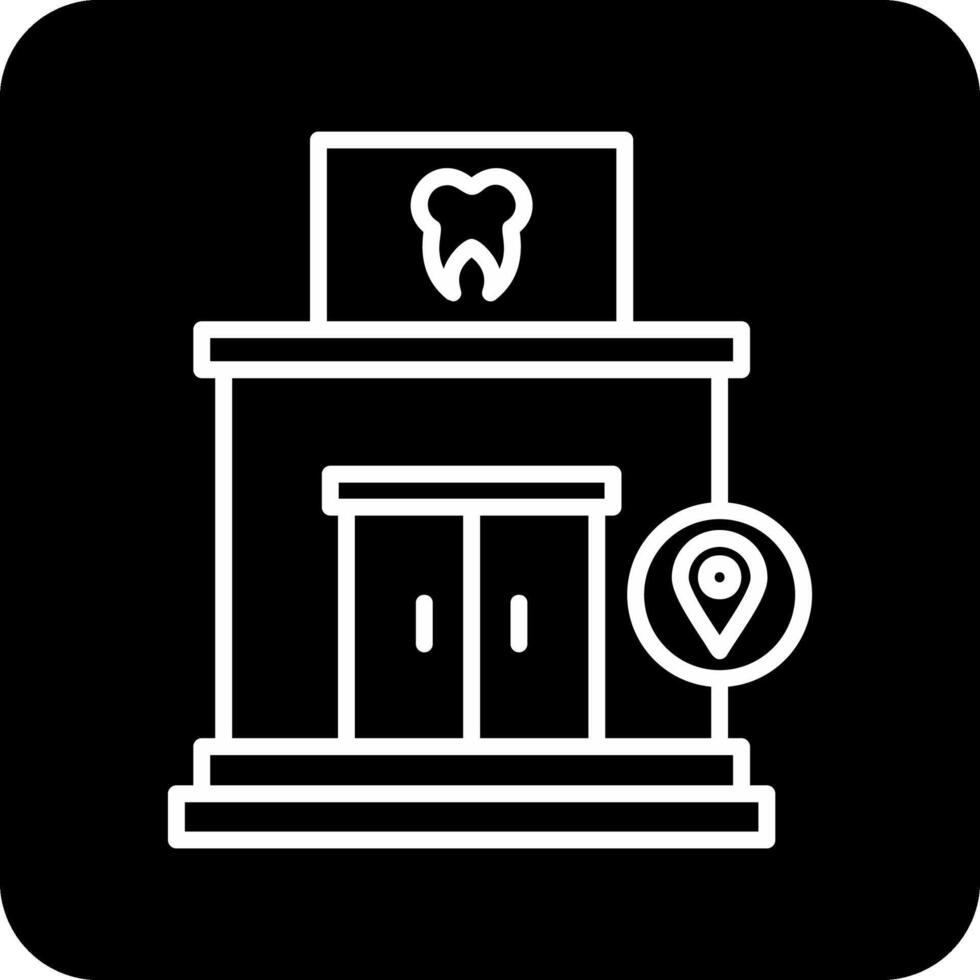 Clinic Location Vector Icon