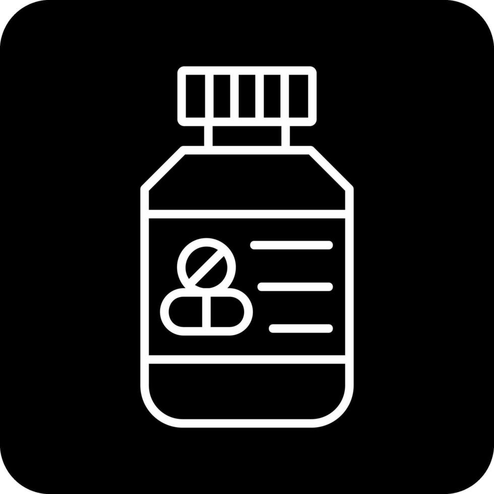 Pills Bottle Vector Icon