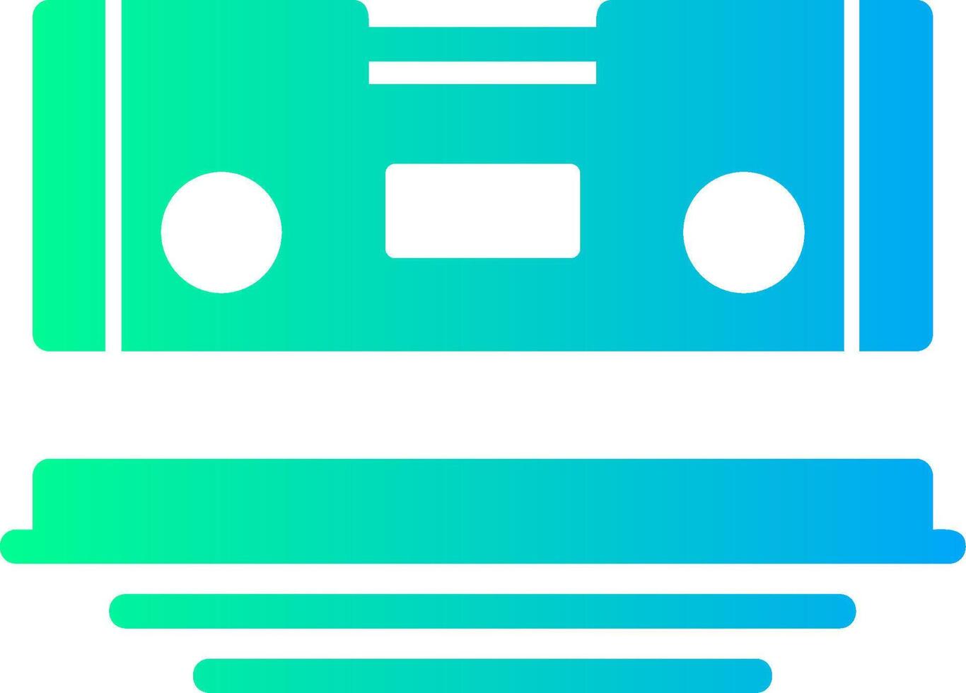 Level Solid Multi Gradient Icon vector