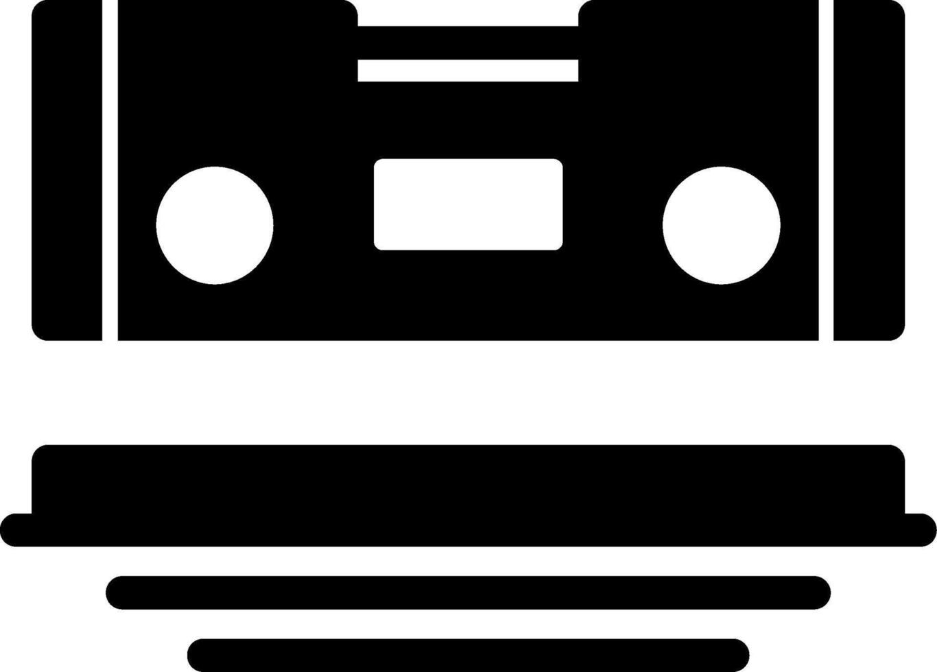Level Glyph Icon vector